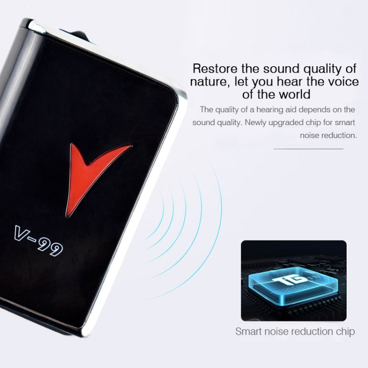 V99 Box Sound Amplifier Aid Hearing Aid Earphone - Hearing Aids by PMC TechLife | Online Shopping South Africa | PMC TechLife | Buy Now Pay Later Mobicred