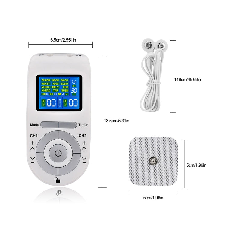 12 Modes TENS Machine Low Frequency Pulse Physiotherapy Device for Pain Relief  HH-8812 - Massage & Relaxation by PMC TechLife | Online Shopping South Africa | PMC TechLife