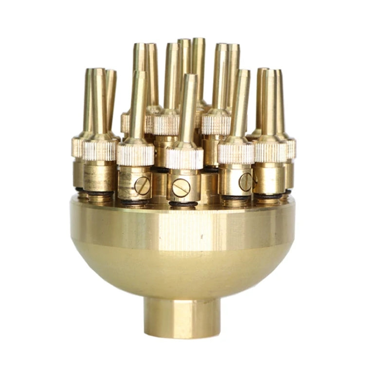 DN40 1.5 inch Copper Adjustable 3-Layer Flower Nozzle Waterscape Layer Flower Fountain Sprinklers - Watering & Irrigation by PMc TechLife | Online Shopping South Africa | PMc TechLife | Buy Now Pay Later Mobicred