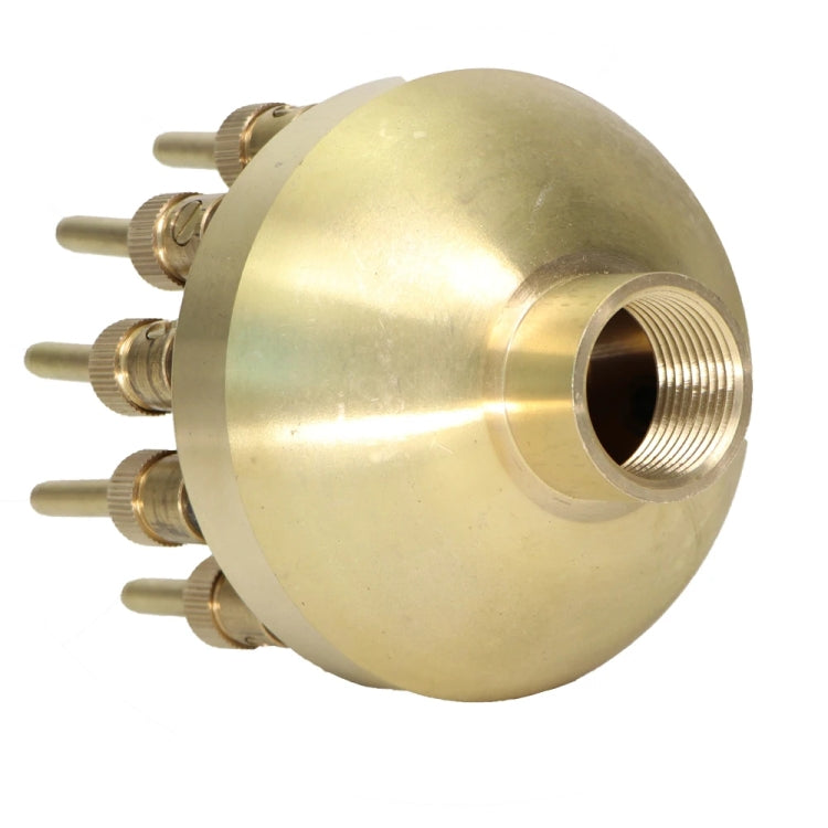 DN50 2 inch Copper Adjustable 3-Layer Flower Nozzle Waterscape Layer Flower Fountain Sprinklers - Watering & Irrigation by PMc TechLife | Online Shopping South Africa | PMc TechLife | Buy Now Pay Later Mobicred