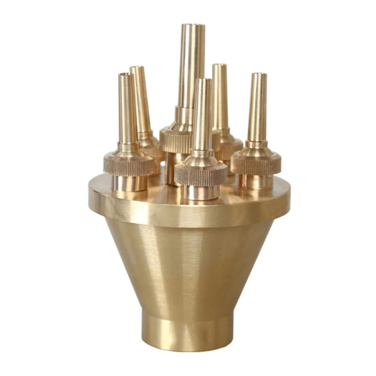2.5 inch Copper Center Straight Up Nozzle Center Main Spray Plaza Landscaping Fountain Equipment - Watering & Irrigation by PMc TechLife | Online Shopping South Africa | PMc TechLife | Buy Now Pay Later Mobicred
