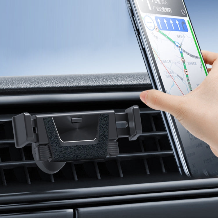 Car Air Outlet Mobile Phone Navigation Fixed Bracket(Black) - Car Holders by PMC TechLife | Online Shopping South Africa | PMC TechLife | Buy Now Pay Later Mobicred