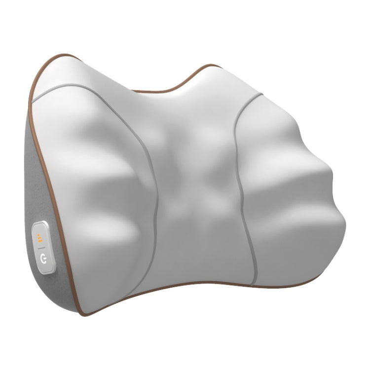 Waist And Back Massager Lumbar Vertebra Car Neck Massage Pillow, Specification: Charging Model Gray - free shipping - PMC TechLife - Order now!