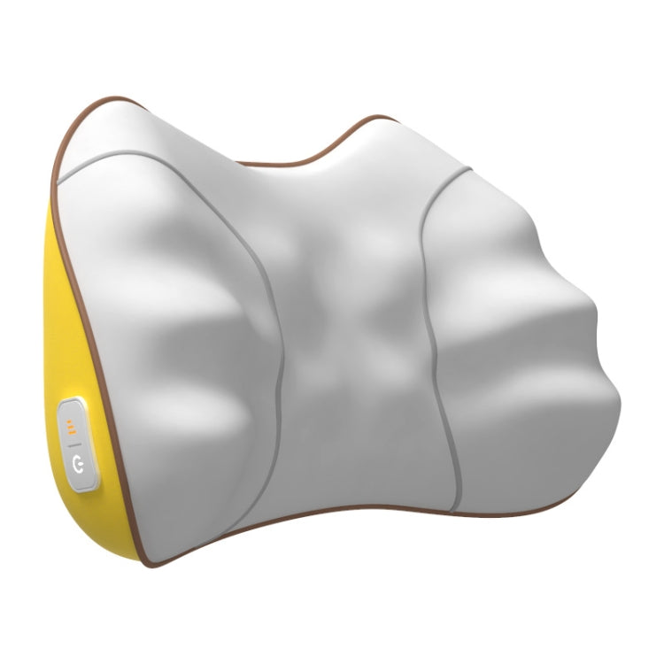 Waist And Back Massager Lumbar Vertebra Car Neck Massage Pillow, Specification: Wired Model Yellow - free shipping - PMC TechLife - Order now!