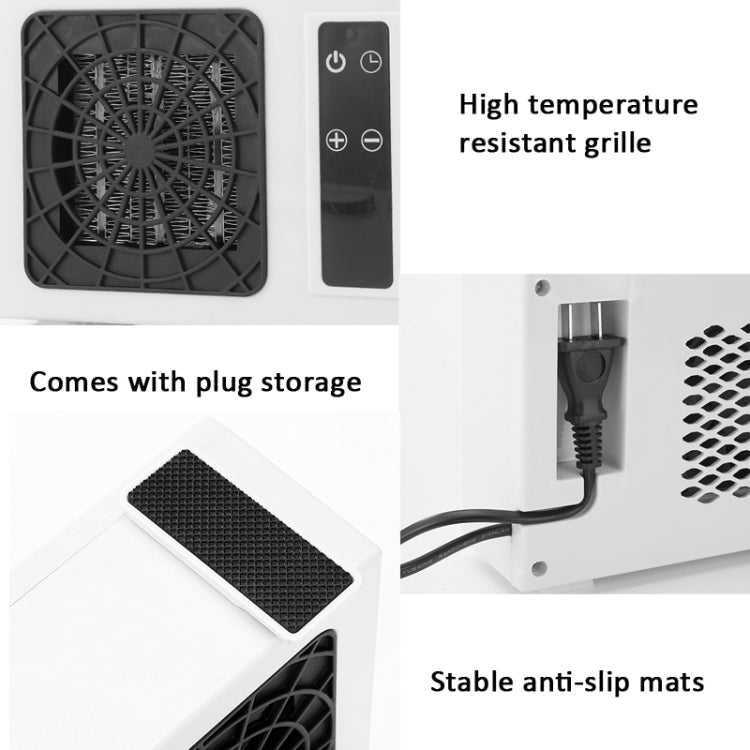 600W Desktop Electric Heater PTC Fast Heating Energy Saving Warm Fan With Remote Control(EU Plug) - Electric Heaters by PMC TechLife | Online Shopping South Africa | PMC TechLife | Buy Now Pay Later Mobicred