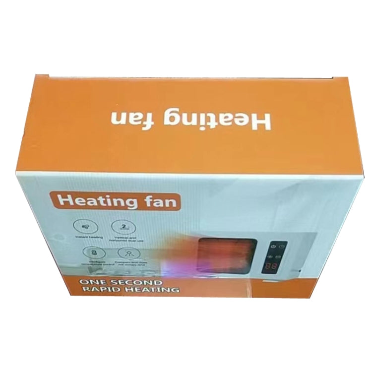 600W Desktop Electric Heater PTC Fast Heating Energy Saving Warm Fan With Remote Control(EU Plug) - Electric Heaters by PMC TechLife | Online Shopping South Africa | PMC TechLife | Buy Now Pay Later Mobicred