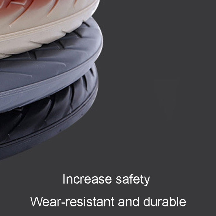 For 36cm-40cm Diameter Steering Wheel Car Silicone Protective Cover Wear Resistant Non-Slip Tire Pattern Driving Grip Sleeve(Beige) - Steering Wheel Accessories by PMC TechLife | Online Shopping South Africa | PMC TechLife | Buy Now Pay Later Mobicred