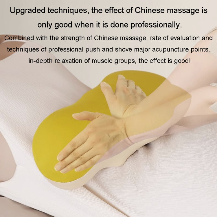 Multi-Function Lumbar Massager Car Cervical Hot Waist Massage Pillow, Specification: Charging Model Yellow - free shipping - PMC TechLife - Order now!