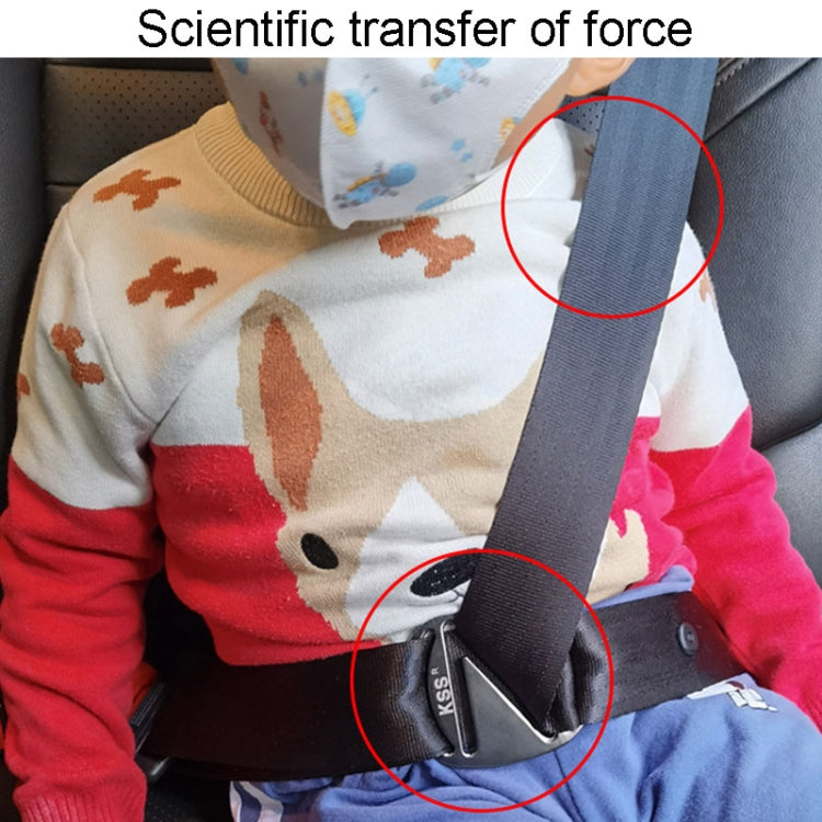 Car Seat Belt Adjuster Child Anti Strangler Neck Seat Fixed Limiter(Pistol Color) - Seat Belts & Padding by PMC TechLife | Online Shopping South Africa | PMC TechLife | Buy Now Pay Later Mobicred