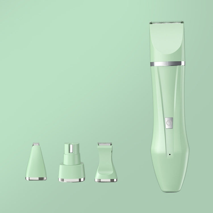 Multifunctional Pet Electric Shaver Cat And Dog Hair Clipper, Color: 4-in-1 Green - Electric Clipper by PMC TechLife | Online Shopping South Africa | PMC TechLife | Buy Now Pay Later Mobicred