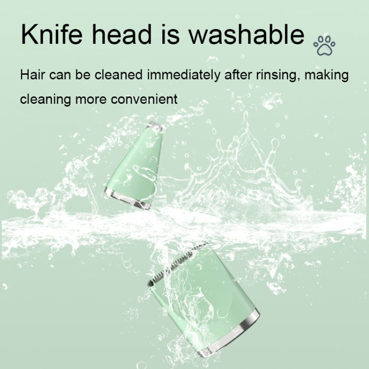 Multifunctional Pet Electric Shaver Cat And Dog Hair Clipper, Color: 4-in-1 Green - Electric Clipper by PMC TechLife | Online Shopping South Africa | PMC TechLife | Buy Now Pay Later Mobicred