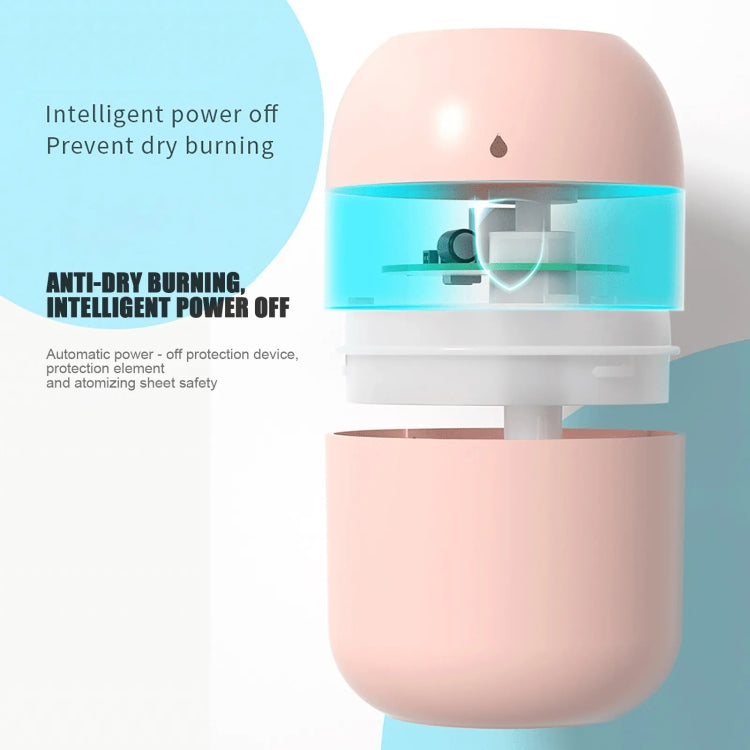 USB Plug-in Car Household Air Purification Water Drop Humidifier Large Capacity Sprayer(Pink) - free shipping - PMC TechLife - Order now!