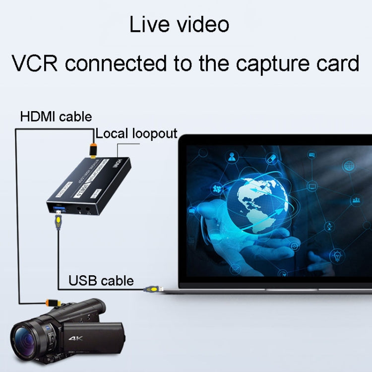 JINGHUA Z812 USB To HDMI Video Capture Card Live Game Recording Device - Video Capture Solutions by JINGHUA | Online Shopping South Africa | PMC TechLife | Buy Now Pay Later Mobicred