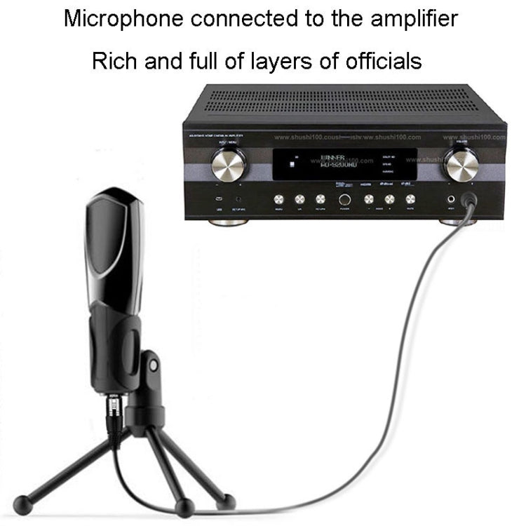 JINGHUA 6.5 Male To Female XLR Audio Cable 6.35 Three Core Balanced Microphone Mixer, Size: 10m(Black) - Microphone Audio Cable & Connector by JINGHUA | Online Shopping South Africa | PMC TechLife | Buy Now Pay Later Mobicred
