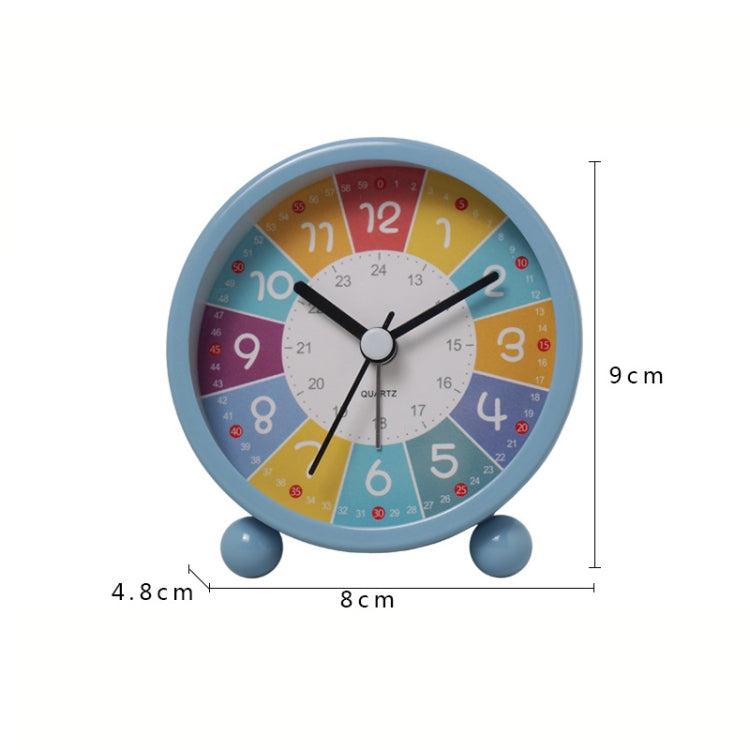 Children Educational Alarm Clock Desktop Mute Small Clock With Night Light, Style: Yellow - Novelty Clock by PMC Jewellery | Online Shopping South Africa | PMC Jewellery | Buy Now Pay Later Mobicred