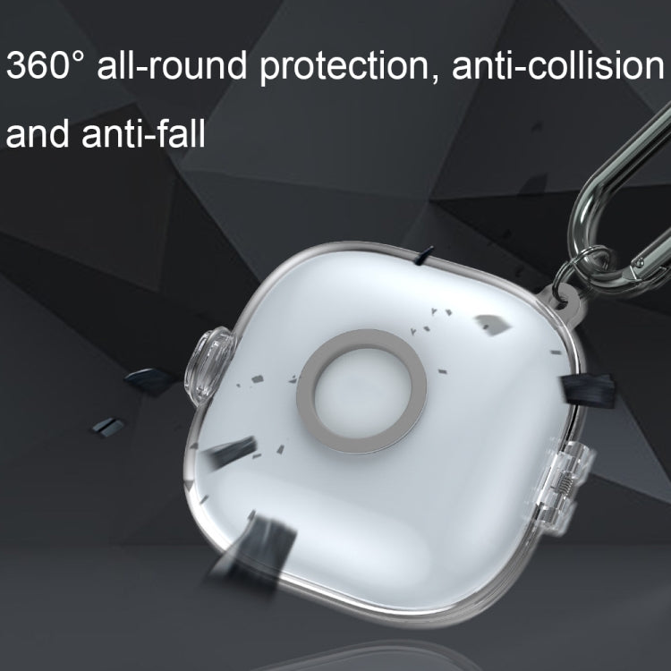 For Beats Fit Pro Transparent PC Hard Shell Earphone Protective Case with Lanyard(Transparent Blue) - Other Case by PMC Jewellery | Online Shopping South Africa | PMC Jewellery | Buy Now Pay Later Mobicred