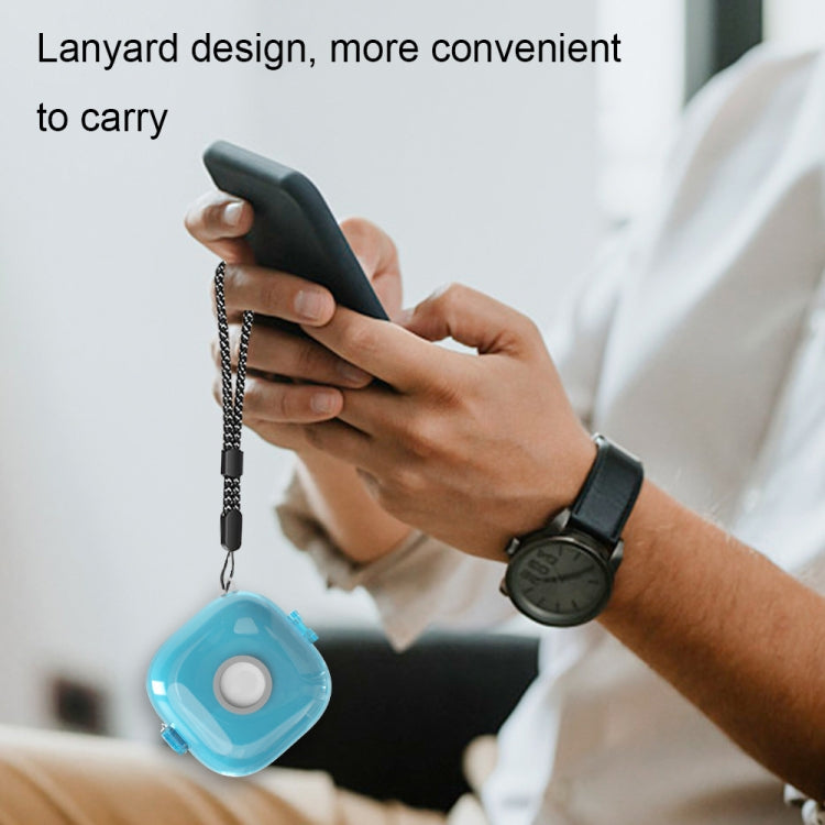 For Beats Fit Pro Transparent PC Hard Shell Earphone Protective Case with Lanyard(Transparent) - Other Case by PMC Jewellery | Online Shopping South Africa | PMC Jewellery | Buy Now Pay Later Mobicred