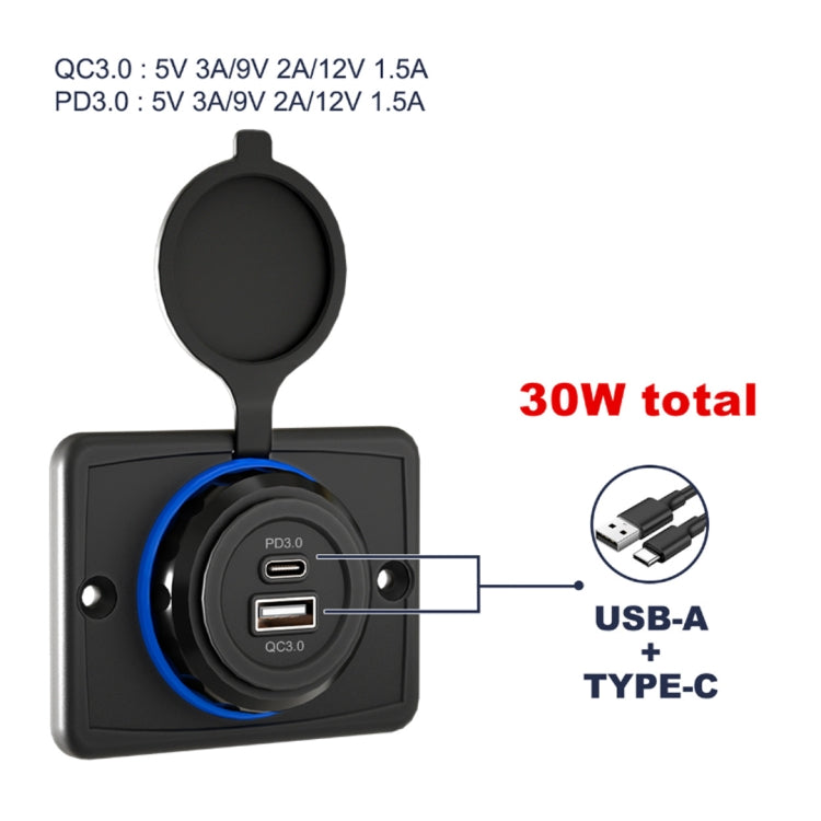 Car Ship Modified Waterproof USB Socket Charger, Model: UCC-350 AC3.1A Total 3.1A 15.5W - DIY Modified Charger by PMC TechLife | Online Shopping South Africa | PMC TechLife
