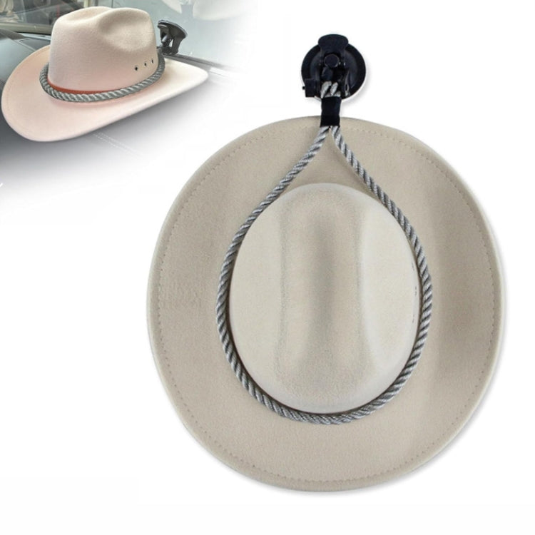 Car Cowboy Hat Rack Home Door Rear Hat Hook Holder, Color: Gray - Stowing Tidying by PMC TechLife | Online Shopping South Africa | PMC TechLife | Buy Now Pay Later Mobicred
