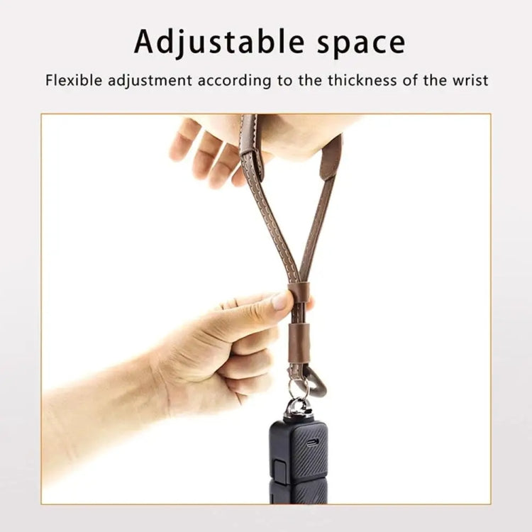 Camera Gimbal Hand Strap Handheld Stabilizer Accessories Wrist Strap For DJI OSMO Pocket 3 / OM 3 / OM 4 / OM 5 / OM 6(Brown) - Other by PMC TechLife | Online Shopping South Africa | PMC TechLife | Buy Now Pay Later Mobicred