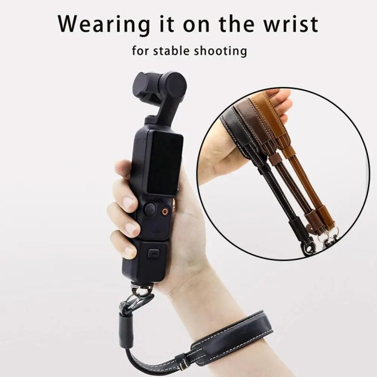 Camera Gimbal Hand Strap Handheld Stabilizer Accessories Wrist Strap For DJI OSMO Pocket 3 / OM 3 / OM 4 / OM 5 / OM 6(Coffee Color) - Other by PMC TechLife | Online Shopping South Africa | PMC TechLife | Buy Now Pay Later Mobicred