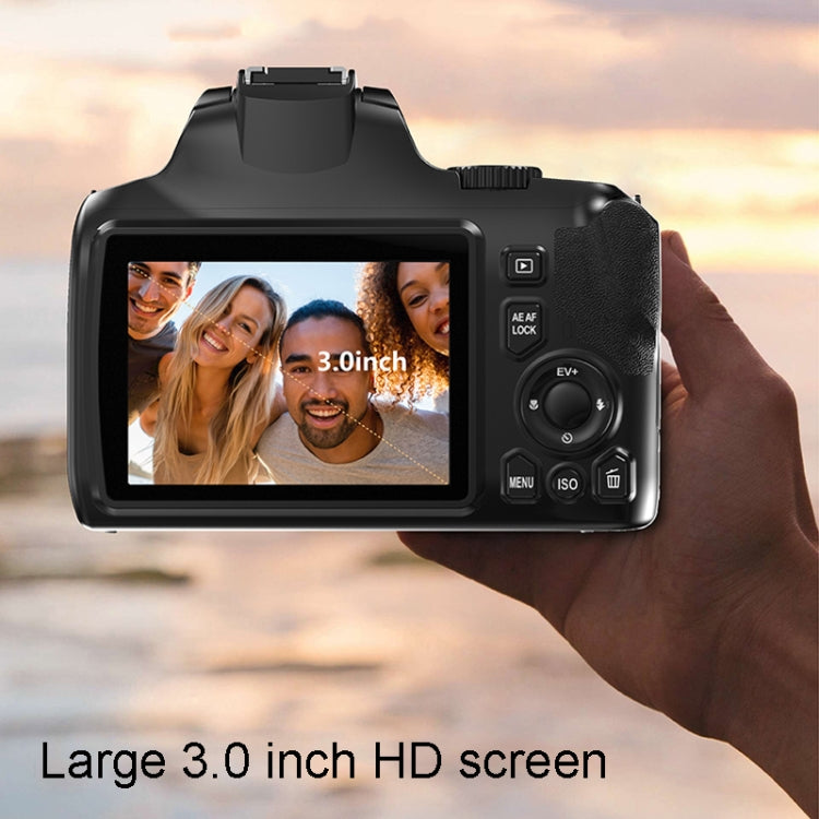 KOMERY W2 64MP 4K 3 Inch Screen 10X Optical Zoom+4X Digital Zoom Camera(Package One) - Video Cameras by KOMERY | Online Shopping South Africa | PMC TechLife | Buy Now Pay Later Mobicred