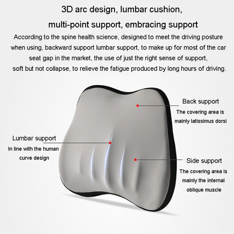 Car Memory Foam Neck Pillow Car Neck Rest Silk Pillow Car Seat Cervical Cushion, Style: Headrest Black - Seat Accessories by PMC TechLife | Online Shopping South Africa | PMC TechLife | Buy Now Pay Later Mobicred