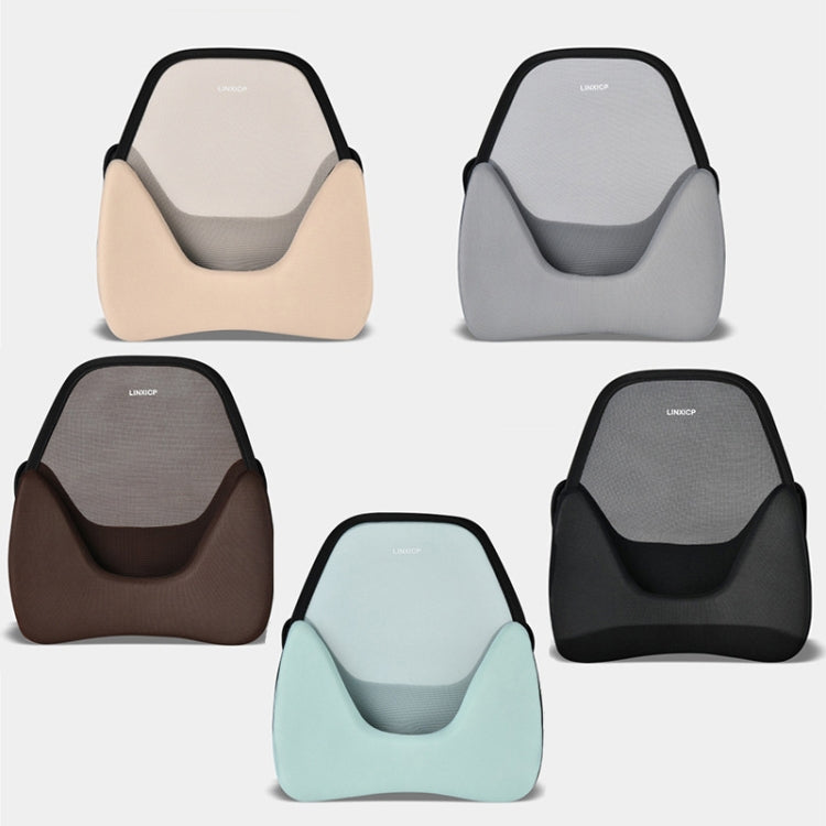 LINXICP 3 In 1 Car Seat Lumbar Cushion Summer Special Memory Foam Breathable Car Back Pad(Gray) - Seat Accessories by LINXICP | Online Shopping South Africa | PMC TechLife | Buy Now Pay Later Mobicred