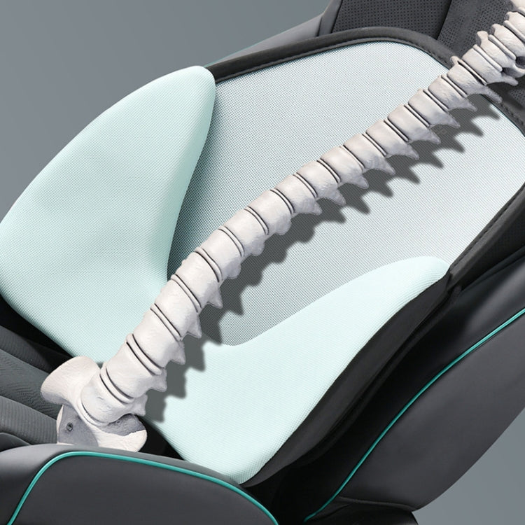 LINXICP 3 In 1 Car Seat Lumbar Cushion Summer Special Memory Foam Breathable Car Back Pad(Coffee) - free shipping - PMC TechLife - Order now!