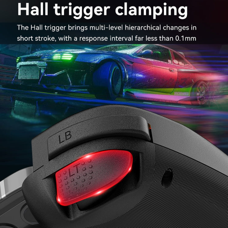 D8 Mobile Phone Stretch Band Light Gamepad Dual Hall Wireless Bluetooth Somatic Vibration Grip for PC / Android / IOS / Tablet / PS3 / PS4 / Switch, Color: Black - Gamepads by PMC TechLife | Online Shopping South Africa | PMC TechLife | Buy Now Pay Later Mobicred