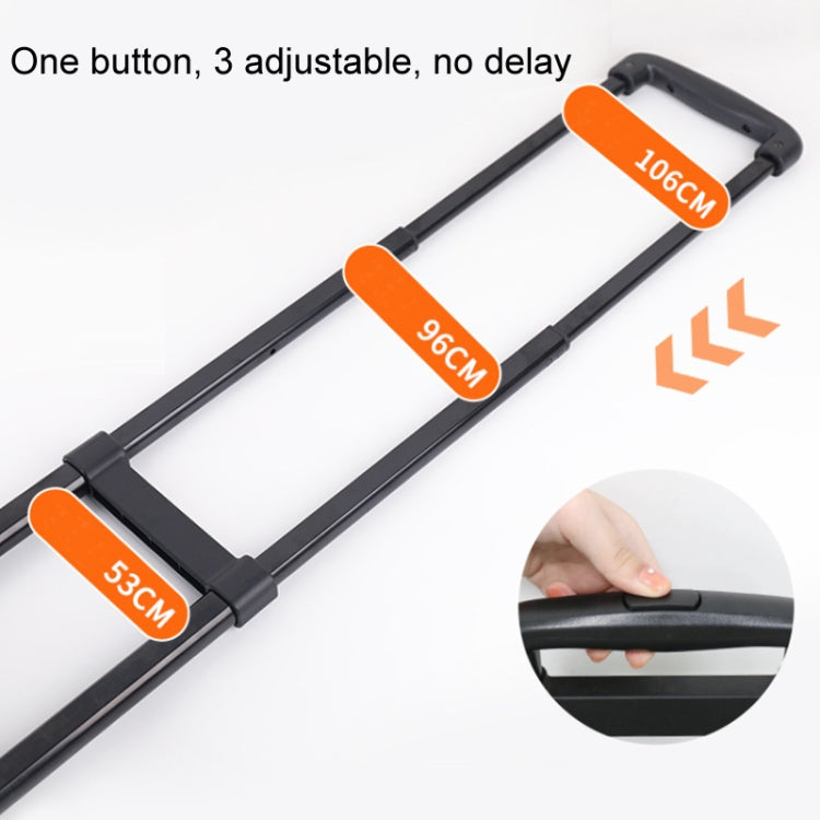 Folding Hand Trolley Portable Luggage Handling Turtle Cart(Orange) - Hand Carts by PMc TechLife | Online Shopping South Africa | PMc TechLife | Buy Now Pay Later Mobicred