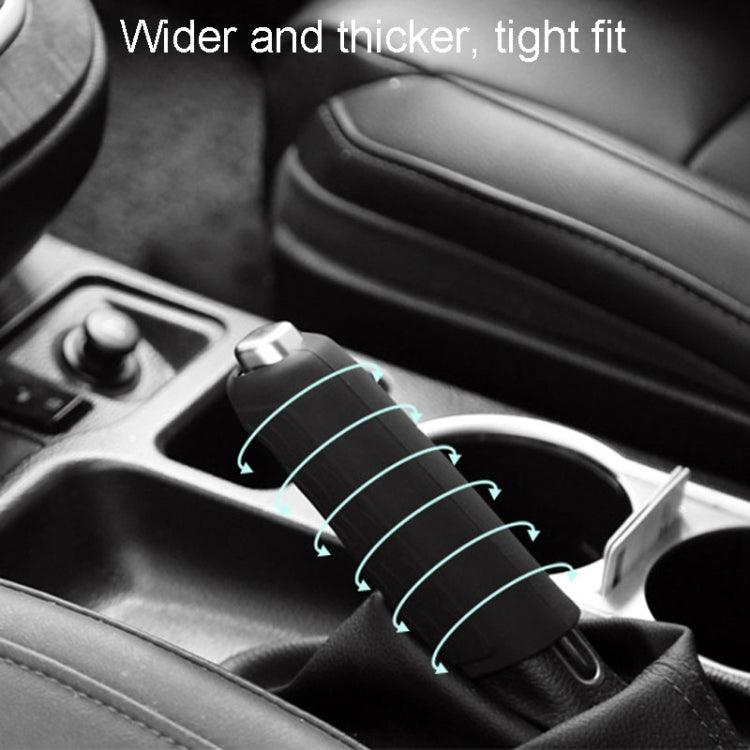 Automotive Universal Silicone Handbrake Handle Cover Brake Handle Decorative Protective Sleeve, Size: Oblique Sleeve(Black) - Shift Knob by PMC TechLife | Online Shopping South Africa | PMC TechLife | Buy Now Pay Later Mobicred