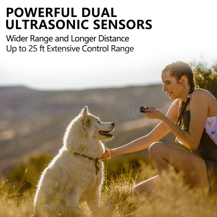Ultrasonic Dog Repeller Stop Barker Pet Trainer(Black) - Training Aids by PMC TechLife | Online Shopping South Africa | PMC TechLife | Buy Now Pay Later Mobicred
