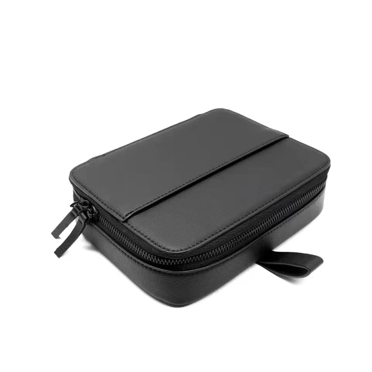 PU Leather Watch Strap Organizer Box For Apple Watch Band  Travel Storage Case(Black) - Others by PMC TechLife | Online Shopping South Africa | PMC TechLife