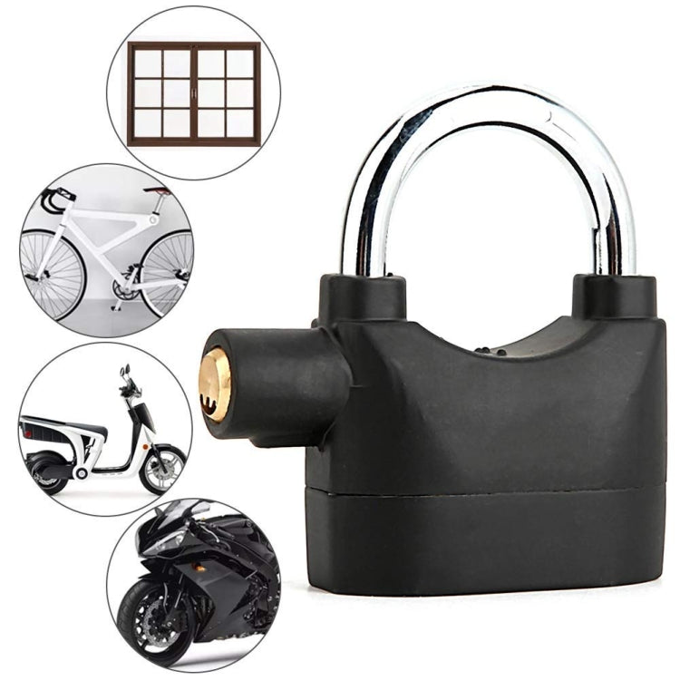 Long Beam Model Outdoor Door Anti-Theft Alarm Lock Waterproof Anti-Pick Motorcycle Bicycle Padlock - Theft Protection by PMC TechLife | Online Shopping South Africa | PMC TechLife | Buy Now Pay Later Mobicred