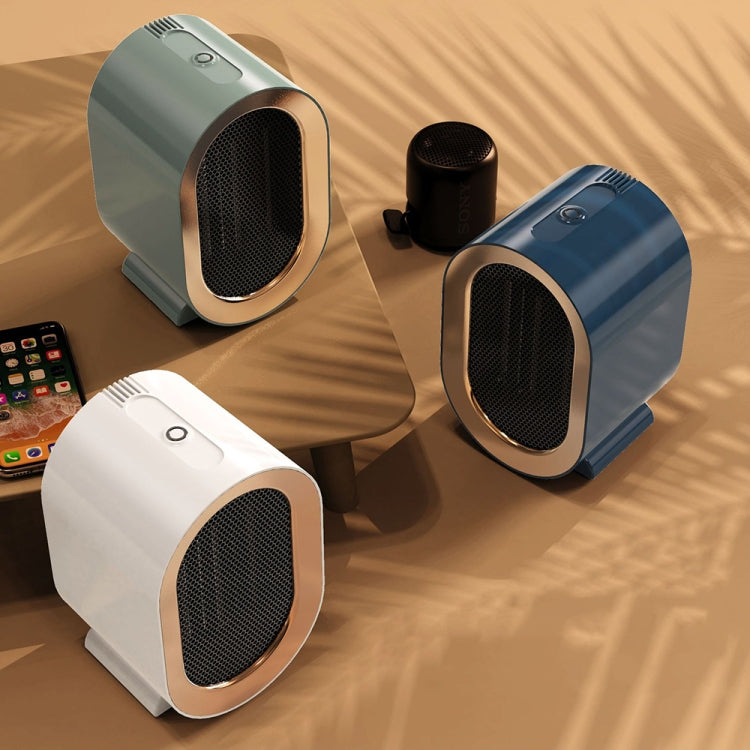 Small Desktop Electric Heater Home PTC Instant Energy-saving Heater, Spec: UK Plug(Green) - Electric Heaters by PMC TechLife | Online Shopping South Africa | PMC TechLife | Buy Now Pay Later Mobicred