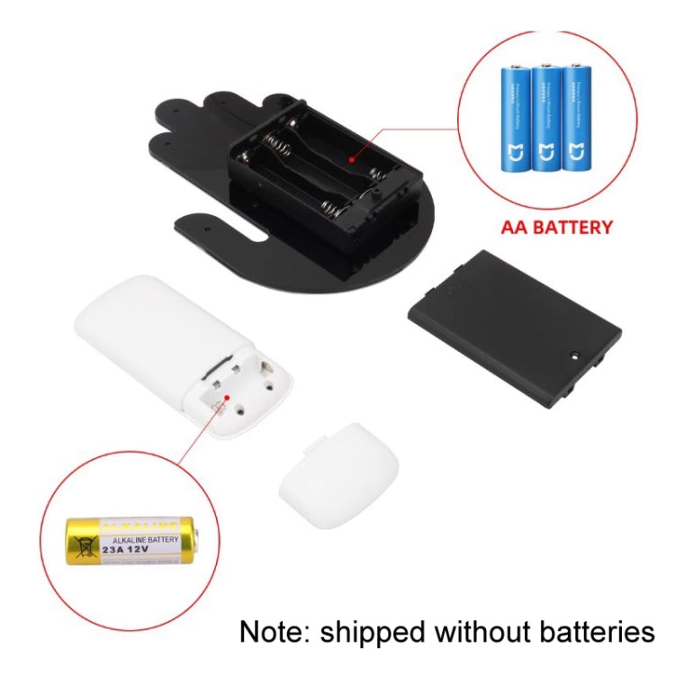 Vehicle-Mounted Multifunctional Warning Anti-Rear Collision Gesture Light(Mens Black) - Warning Lights by PMC TechLife | Online Shopping South Africa | PMC TechLife | Buy Now Pay Later Mobicred