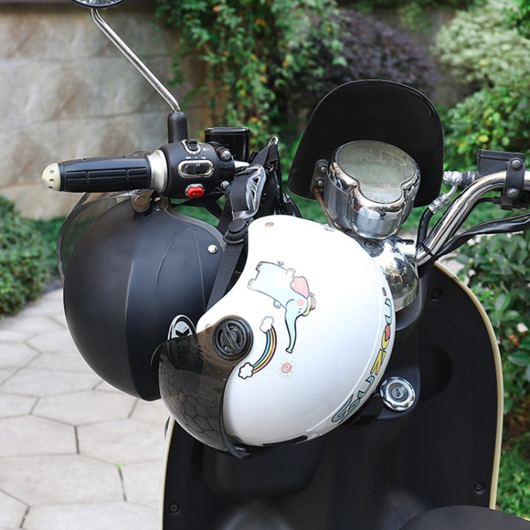 Motorcycle Helmet Anti-Theft Lock Fixed Helmet Combination Padlock, Color: Black - Theft Protection by PMC TechLife | Online Shopping South Africa | PMC TechLife | Buy Now Pay Later Mobicred