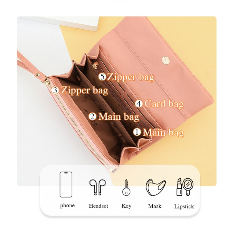 Baellerry N8918 Ladies Long Large Capacity Wallet Magnetic Buckle Clutch Phone Bag(Black) - free shipping - PMC TechLife - Order now!
