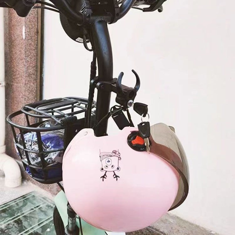 Bullhead Helmet Lock Hooks Front Universal No-Punch Motorcycle Bike Storage Hook(Black) - Theft Protection by PMC TechLife | Online Shopping South Africa | PMC TechLife | Buy Now Pay Later Mobicred