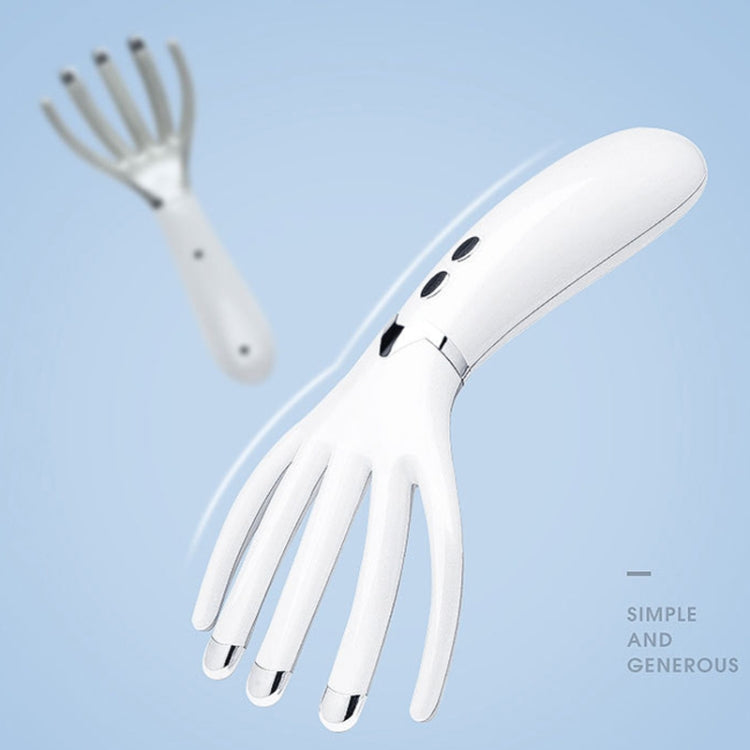 Mini Charging Electric Head Massager Multifunctional Heated Vibration Massage Comb(Pearl White) - free shipping - PMC TechLife - Order now!