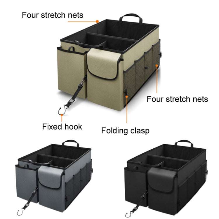 Car Foldable Glove Storage Box Trunk Organizer(Black) - Stowing Tidying by PMC TechLife | Online Shopping South Africa | PMC TechLife | Buy Now Pay Later Mobicred