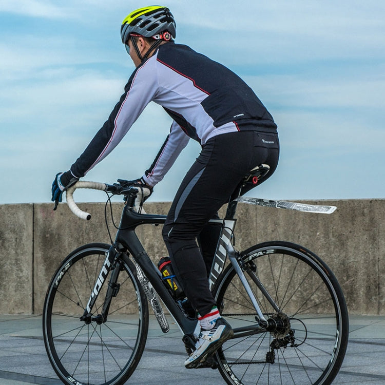 ENLEE E-641316 6pcs /Set Bicycle Extended Front And Rear Mudguards Road Bike Quick Detachable Fenders, Style: Black Model - Mudguards by ENLEE | Online Shopping South Africa | PMc TechLife | Buy Now Pay Later Mobicred