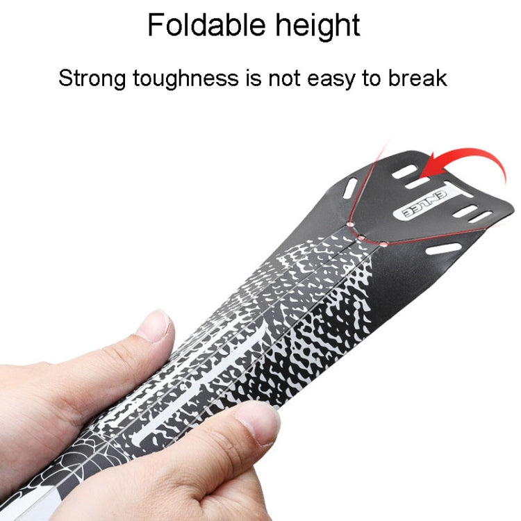ENLEE E-641316 6pcs /Set Bicycle Extended Front And Rear Mudguards Road Bike Quick Detachable Fenders, Style: Black Model - Mudguards by ENLEE | Online Shopping South Africa | PMc TechLife | Buy Now Pay Later Mobicred