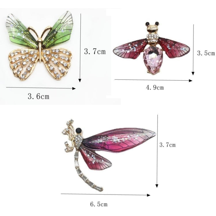 3pcs/set Metal Butterfly Dragonfly Bee Car Air Vent Aromatherapy Decorative Clip(Green) - Air Freshener by PMC TechLife | Online Shopping South Africa | PMC TechLife | Buy Now Pay Later Mobicred