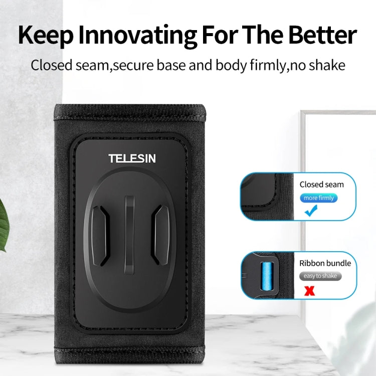 TELESIN Backpack Shoulder Strap Bracket Mount for GoPro Hero / Insta360 /  SJCAM / DJI Action Accessories, Spec: Only Strap Mount - Backpack Clip by TELESIN | Online Shopping South Africa | PMC TechLife | Buy Now Pay Later Mobicred