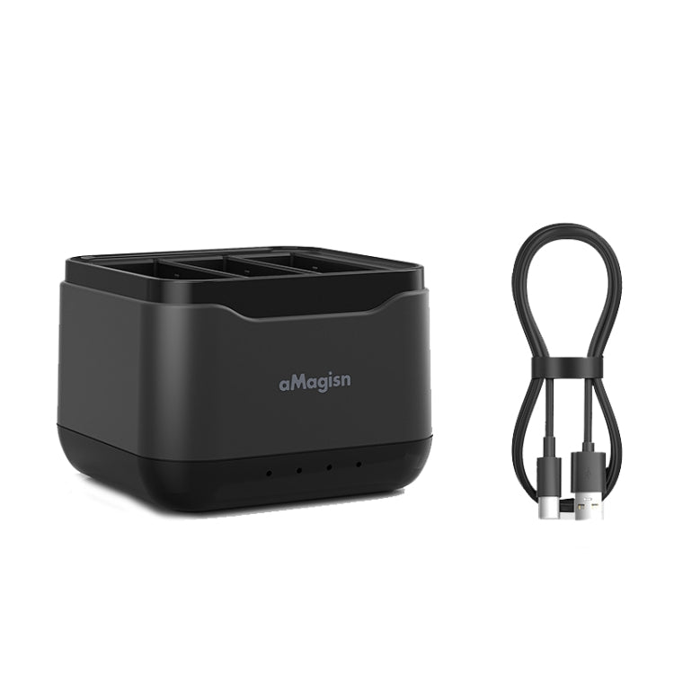 For Insta360 Ace Pro / Ace aMagisn 3 Slots Battery Charger Charging Hub - Others by aMagisn | Online Shopping South Africa | PMC TechLife | Buy Now Pay Later Mobicred