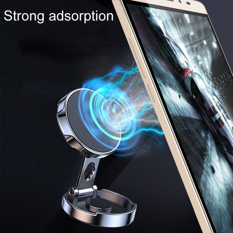 Magnetic Car Phone Holder Automobile Rotatable Multifunctional Folding Stands(Black) - Universal Car Holders by PMC Jewellery | Online Shopping South Africa | PMC Jewellery | Buy Now Pay Later Mobicred