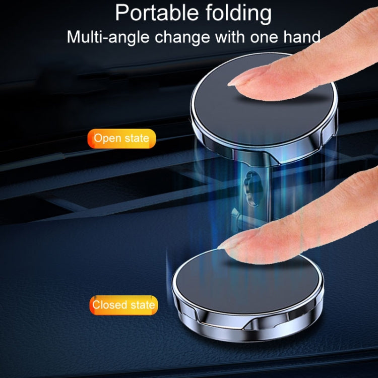 Magnetic Car Phone Holder Automobile Rotatable Multifunctional Folding Stands(Black) - Universal Car Holders by PMC Jewellery | Online Shopping South Africa | PMC Jewellery | Buy Now Pay Later Mobicred