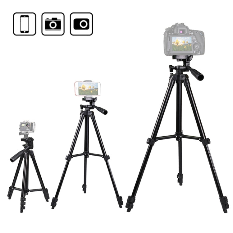 Portable Aluminum DSLR Camera Live Tripod Photography Retractable Landing Bracket, Specification: 102cm Tripod+Clip+Bag+Controller+Adaptor - Tripods by PMC TechLife | Online Shopping South Africa | PMC TechLife | Buy Now Pay Later Mobicred